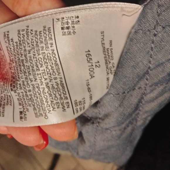 Gap Quilted Motorcycle Jacket SZ 12 with quilted lining. - Picture 7 of 9